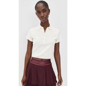 NWT! Nike Golf Short Sleeve Polo in Sail/Black Size XS